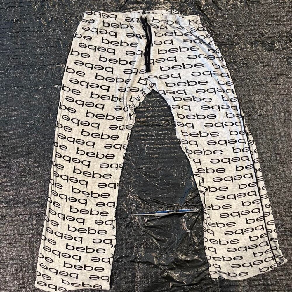 Bebe Women's Grey and Black Pajamas